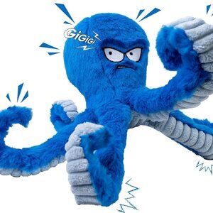 Tough Dog Toys, Stuffed Chew Large Dog Toys to Keep Them Busy, Interactive Squea